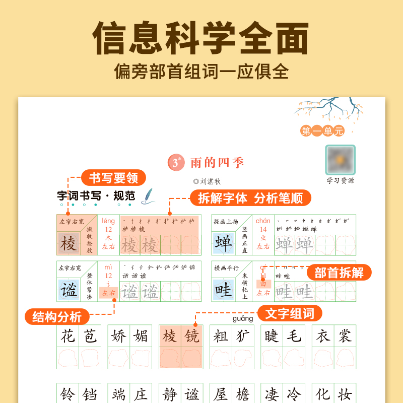 写好中国字练字帖 七年级上 [正版]写好中国字练字帖七八九年级上册语文同步字帖人教版写字课课练初中生控笔训练初一初二初三高清大图