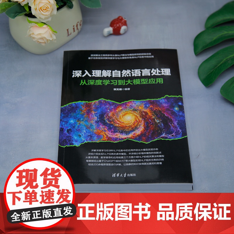 [正版新书] 深入理解自然语言处理:从深度学习到大模型应用 宋文峰 清华大学出版社 自然语言处理高清大图