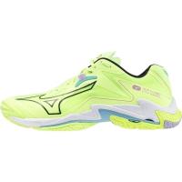 美津浓(Mizuno) Mizuno排球鞋女款专业竞赛室内运动鞋 cushion高 反光霓虹色（反光霓虹色/黑色/紫 38.5