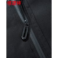 恒源祥2018秋冬新款羽绒服男中长款连帽商务休闲上衣中年外套男