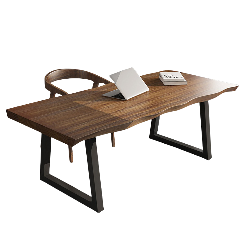 鑫龙悦实木桌180*80cm张高清大图