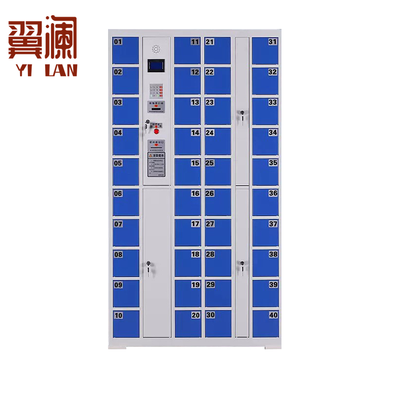 翼澜电子手机存放柜条码台高清大图