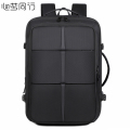 心梦同行多功能电脑包大容量双肩包男女通用旅行背包出差旅行包牛津布双肩包