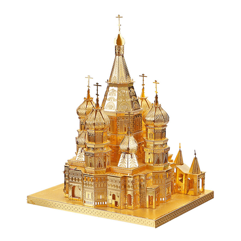 拼酷3d金属立体拼图合金拼装拼插模型玩具diy手工创意礼品古建筑模型