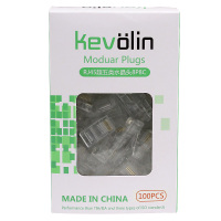 柯菲林(kevolin) FT-R45T5E3 RJ45超五类水晶头 100个/件(单位:件)