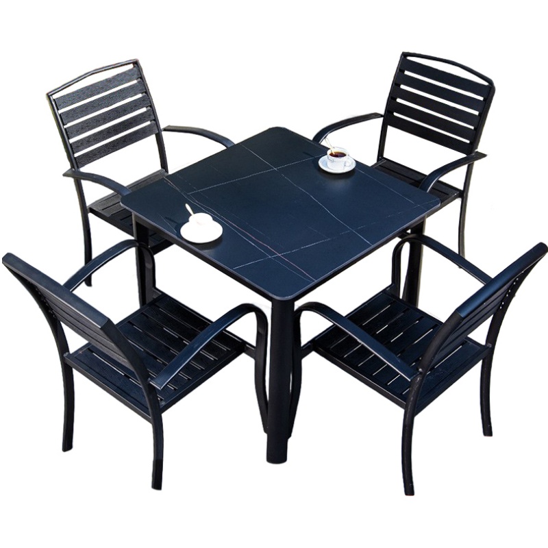 依韵珂户外桌椅800*800mm+4把椅子套高清大图