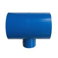 帮客材配 冰一点 中央空调专用排水接头 PVC变径三通（蓝色）φ50*25 2.16元/个 单个销售 50个免邮