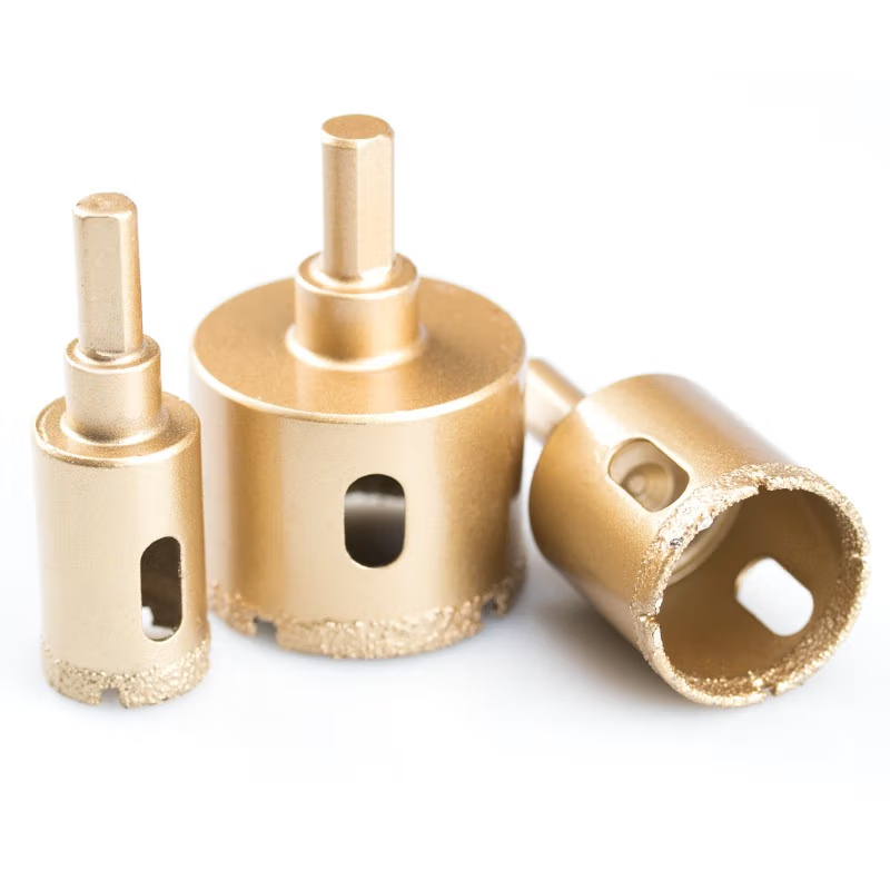 海斯迪克 钎焊大理石开孔器 金刚砂玻璃瓷砖石材打眼开孔器 40 mm