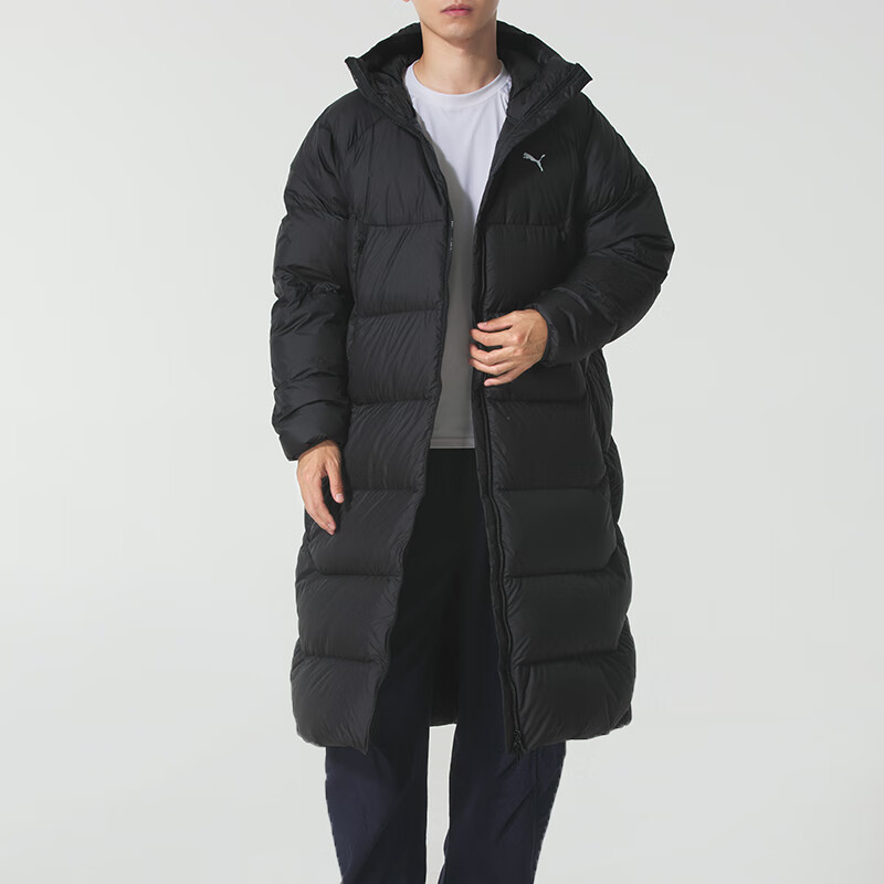 彪马(PUMA)羽绒服男装新款运动服潮流时尚防风保暖长款羽绒外套上衣691080-01 ZP高清大图