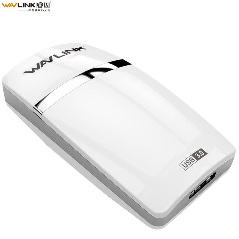 睿因(WAVLINK)WL-UG35H5 外置显卡多屏扩展USB3.0转HDMI分屏器6屏高清多媒体视频多显示适配器