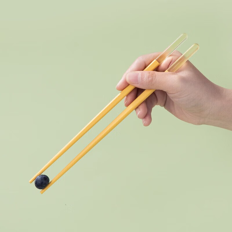 康巴赫(KBH)筷子果缤纷五彩分食合金筷子套装餐具套装不易发霉防滑5双装KH-JKGB01高清大图