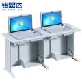 铭 思 达翻转电脑桌双人位张
