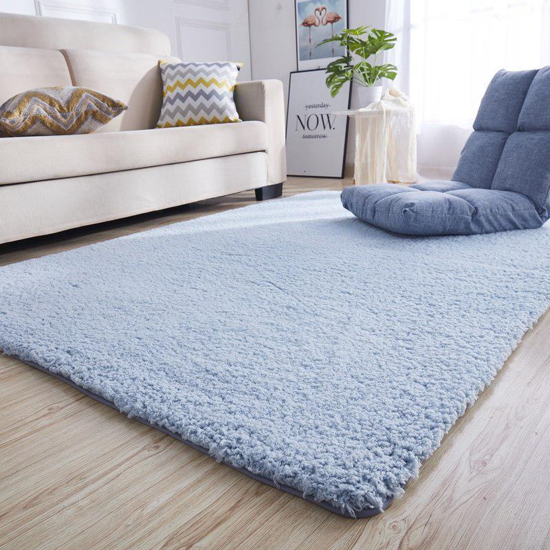 美帮汇卧室床边毯房间地毯满铺网红北欧客厅飘窗榻榻米ins毛毯地垫 灰色 2×3米