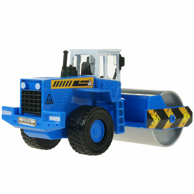 压路机模型车头合金玩具儿童玩具金属汽车工程车凯迪威623018