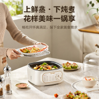 苏泊尔(SUPOR)电蒸锅 炖蒸煮一体 电煮锅 电火锅 家用多功能蒸包子锅 可定时电热锅 多用途锅 ZN23FK1568