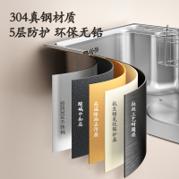 箭牌304不锈钢水槽 家用厨房洗菜盆