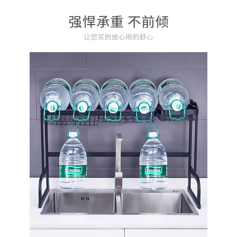 不锈钢水沥水架洗碗池放碗架厨房置物架水池碗筷架子碗碟收纳架收纳层架 三维工匠高清大图