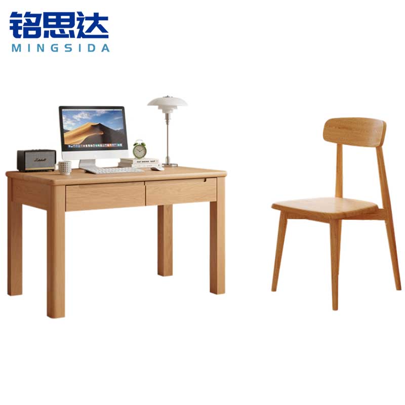 铭思达书桌1.2米含椅套高清大图