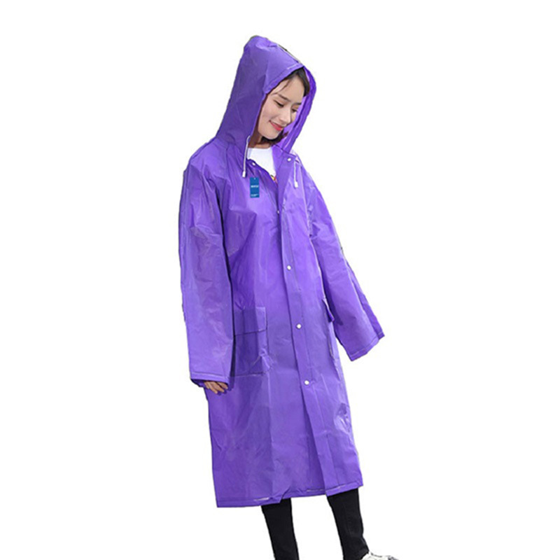 安居先森KS371EVA14轻便加厚时尚成人雨衣EVA 绿色XL(件)