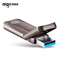 爱国者(Aigo)U391固态U盘128G高速USB3.1 GEN1优盘商务办公防尘防磁防震 锌合金外壳 锖色