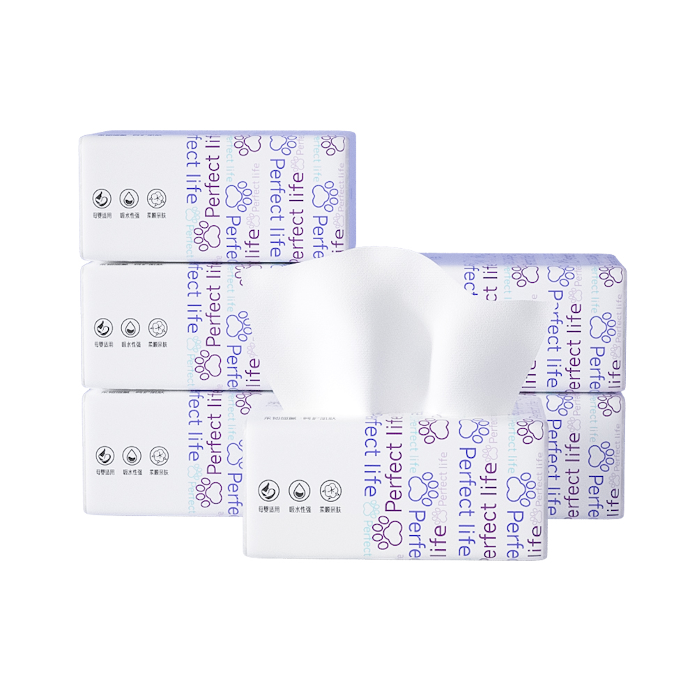 艾逸瑶选 原生木浆完美生活亲肤软抽纸360张6包 170*140mm AYYX038-6