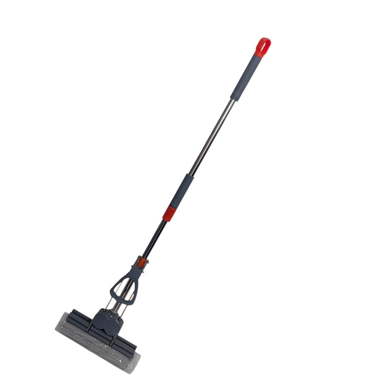 炯毅 胶棉拖把吸水海绵挤水式地拖懒人墩布拖地神器 胶棉拖把28cm 把高清大图