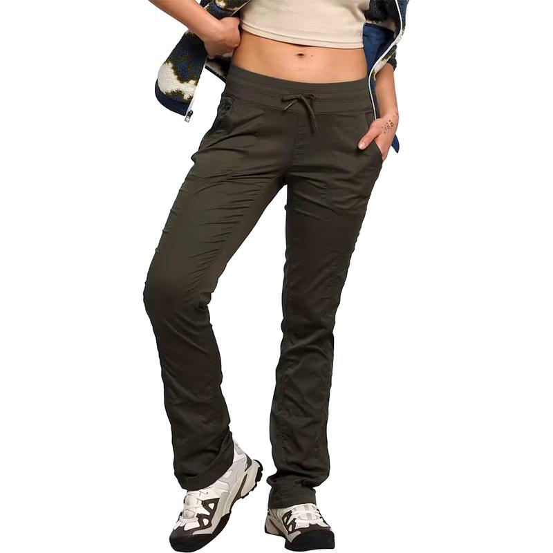 The North Face Aphrodite 2.0北面女轻便登山徒步七分户外休闲裤 New_Taupe_Green/NPF XL/REG