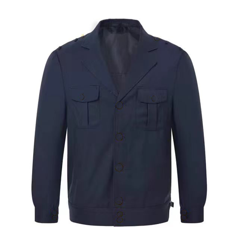 惠铁定制工装夹克作训服制路工作服 春秋套高清大图