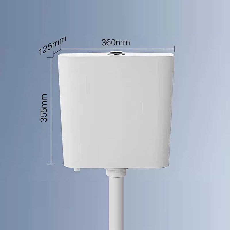 九牧(JOMOO)蹲坑水箱顶按双档按钮设计低压水箱P95027-01-2图片