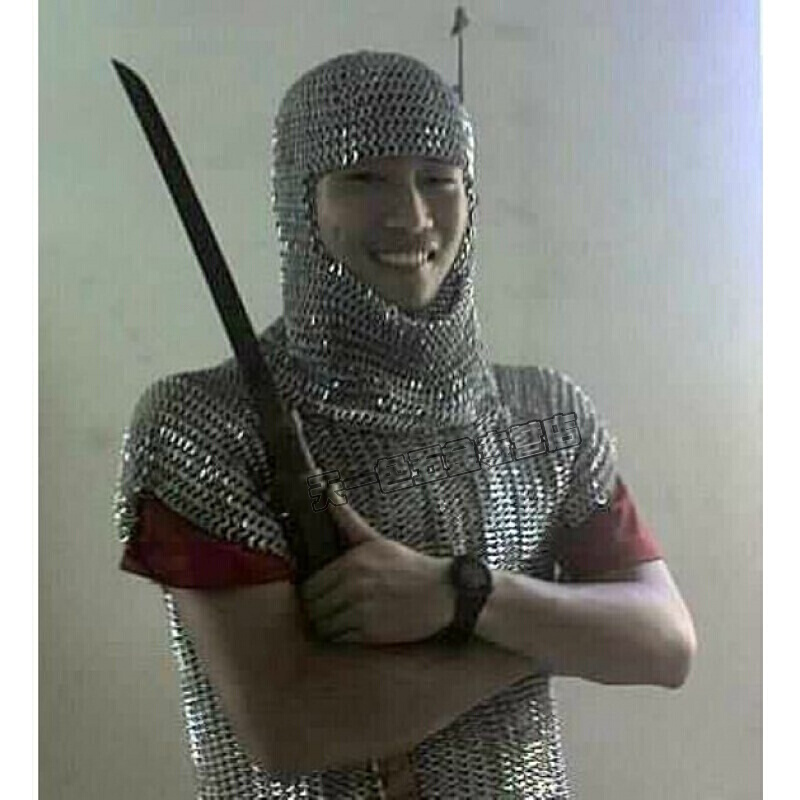 汐岩锁子甲环甲环环锁铠制做圈甲环M5M6M8高清大图