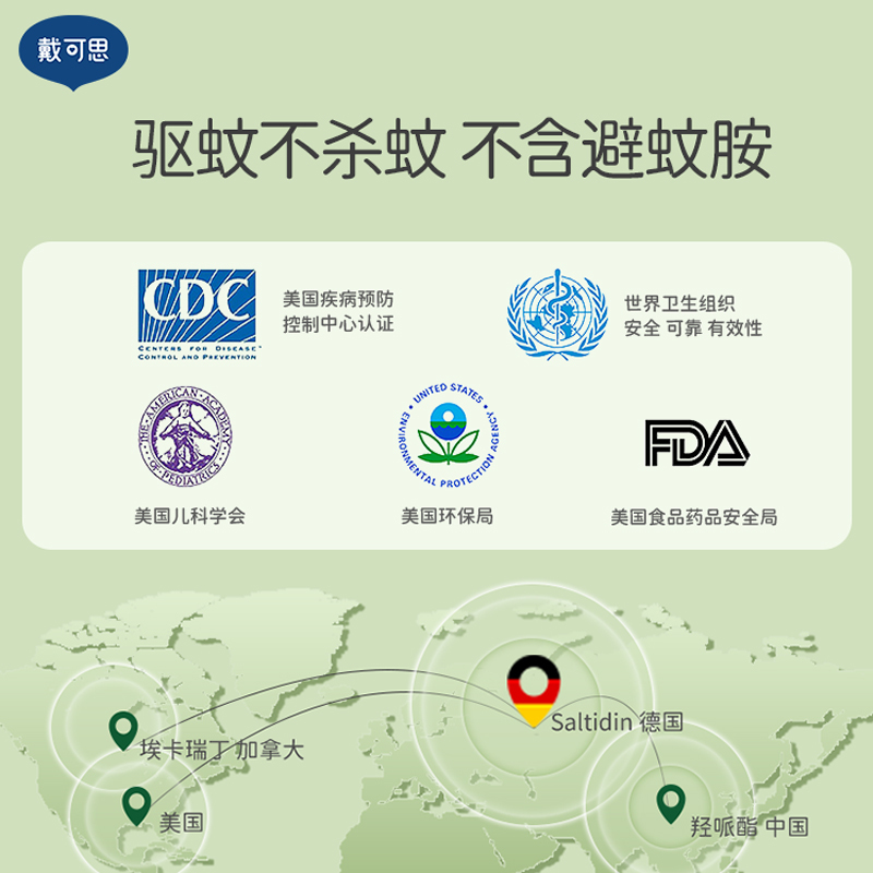 戴可思 驱蚊喷雾60ml赠20ml高清大图