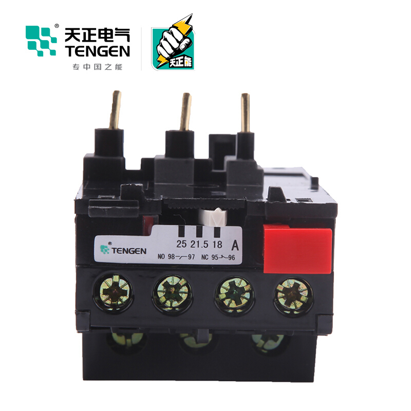 天正电气 JRS1 电热式 适配CJX2-25接触器 18-25A 03030010170 过载继电器