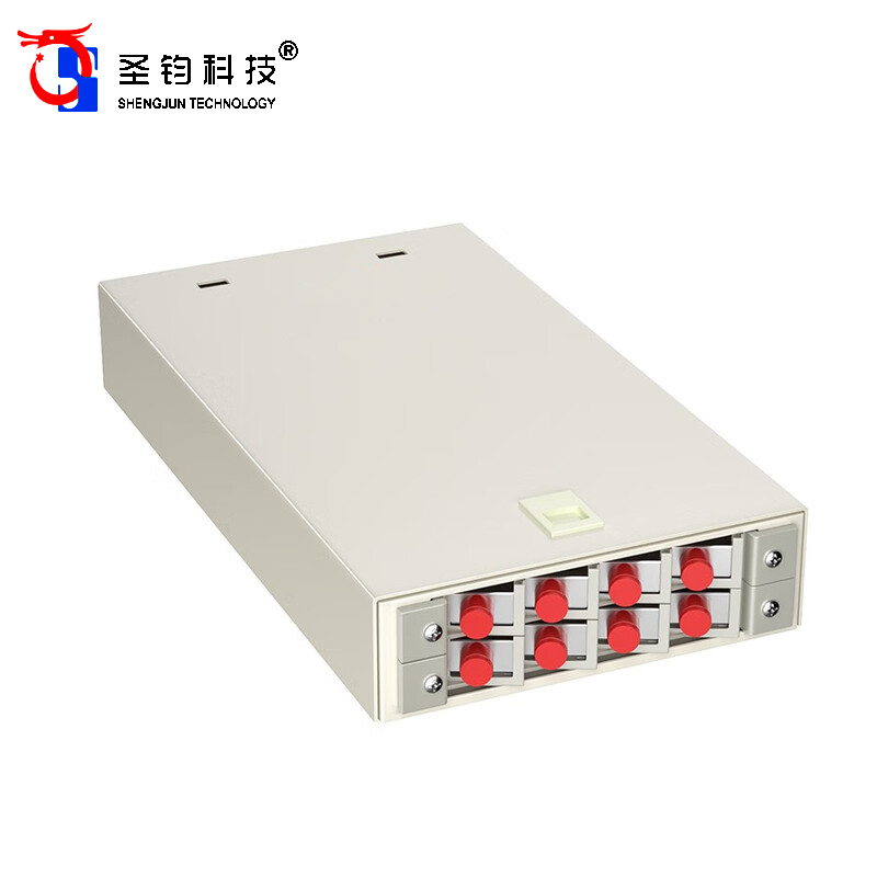 圣钧科技 SHENGJUN TECHNOLOGY 8芯光纤终端盒 8口FC+个高清大图