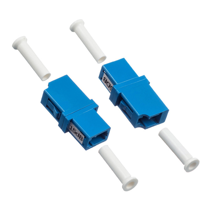 澳狒 电信级衰减器光纤衰减器光衰耗器双阴型法兰式转接耦合器衰减器 法兰式LC/UPC-15dB 1个