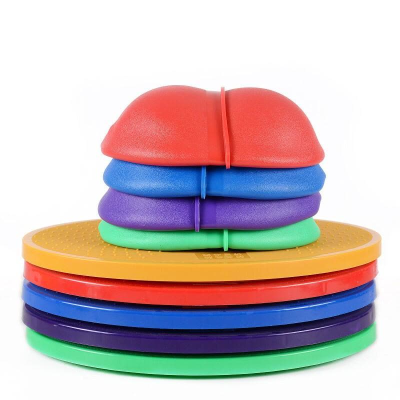 跳跳球儿童蹦蹦球加厚弹跳球玩具平衡踏板弹力球健身运动 方板黄色蹦蹦球+打气筒+气针图片