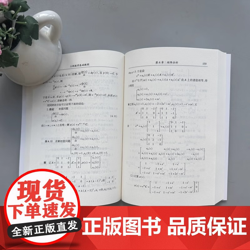 工程数学基础教程(修订版)2021版 矩阵分析数值科学计算 泛函矩阵分析数值科学计算天津大学数学系编写组 编 天津大学