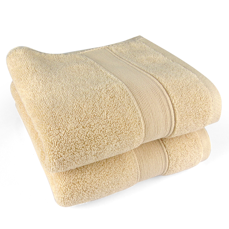 莺歌纯棉32股素色缎档加厚毛巾(75*35*2颜色随机)120g2条装 1盒高清大图