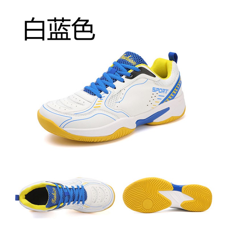 TDUO 透气运动排球鞋 I218 双 白蓝色 43码