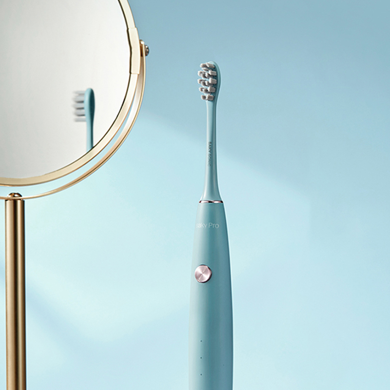 舒客声波电动牙刷烟熏蓝色高清大图