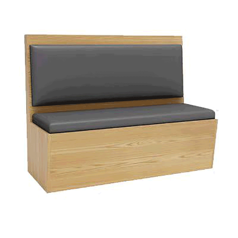 卡座沙发 1200*550*900mm高清大图