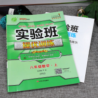 版春雨教育实验班优训 八年级数学上册 苏教版江苏版专用ZJJY 初中数学8年级初二上册中学学辅导资料书含参考答