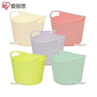 爱丽思IRIS 软质污衣篮环保硅胶衣物篮 脏衣篮 SBK-290N 桃色