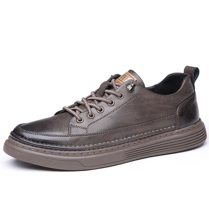 板鞋男真皮百搭透气休闲鞋男鞋子2024新款潮流春季男士运动小白鞋