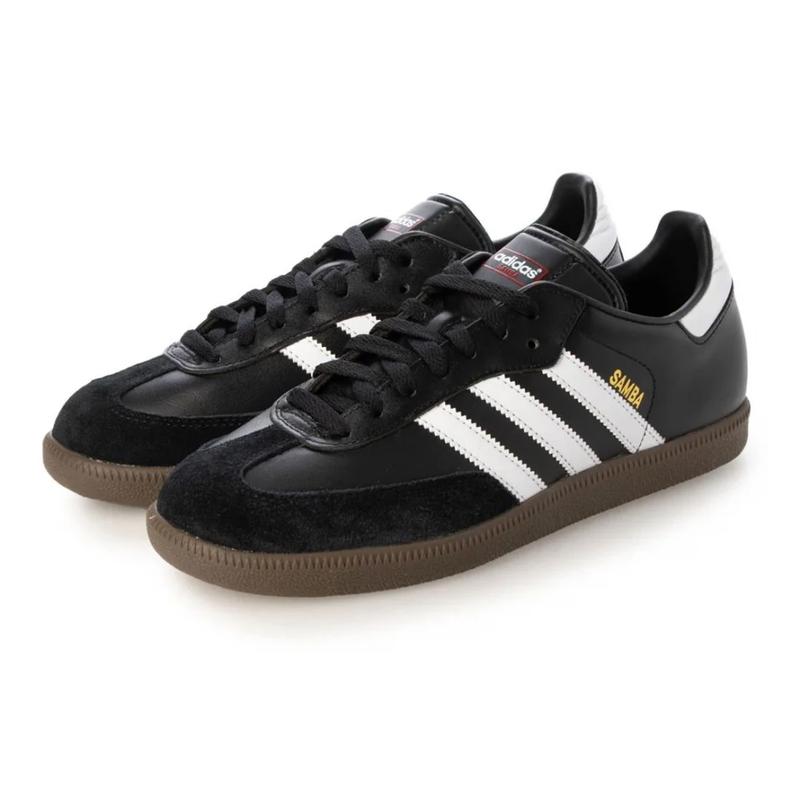 阿迪达斯(adidas)经典复刻冬季足球训练鞋全皮拼接防滑橡胶底休闲
