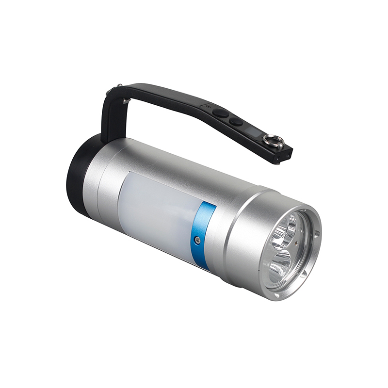 晫安联 ZP012A 22.2V 12W IP66/IP68 10h工作光 LED 冷白 多功能探照灯(检测款) 银色高清大图
