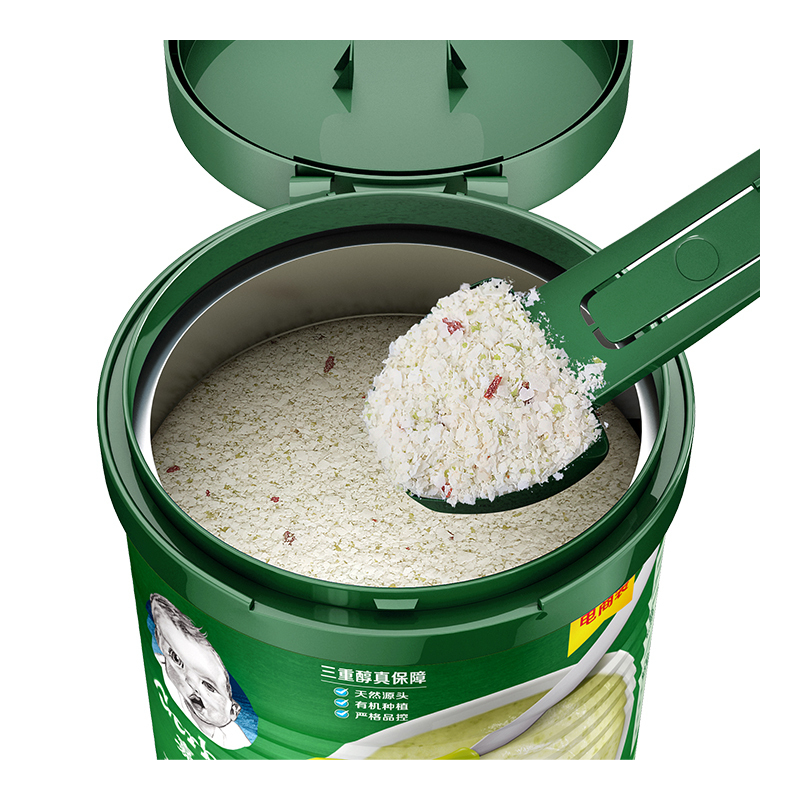 嘉宝（Gerber）婴幼儿米粉 宝宝辅食 有机混合蔬菜营养米粉罐装225g（适用6个月以上）