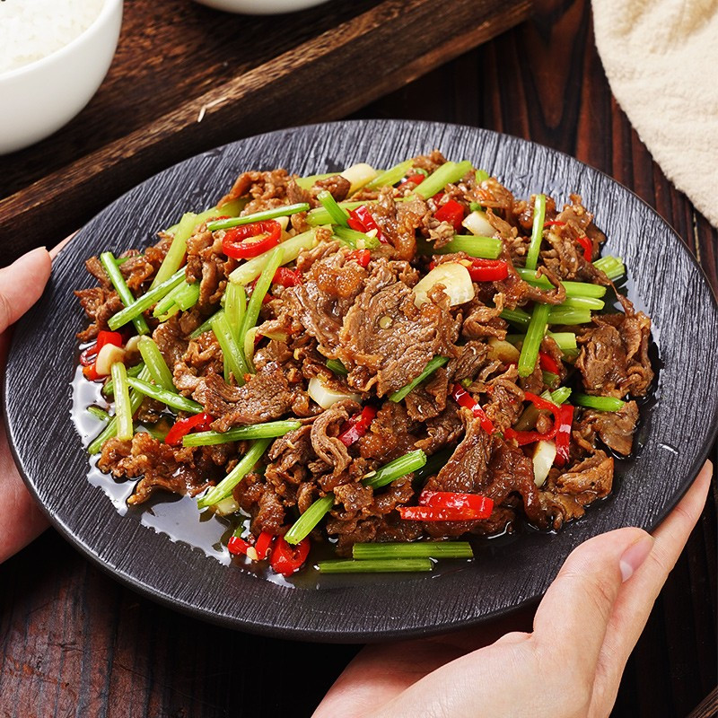 大希地上好菜小炒牛肉135g5速食菜半成品菜料理包食材