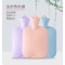 壹志注水热水袋加厚保暖手宝 暖手袋便携家用女性热敷肚子汤婆子灌水冲水充水网红传统被窝送长辈外婆温水代蓝色