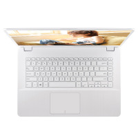 【趋势新品】华硕（ASUS）顽石窄边框K505 15.6英寸超轻薄本学生本商用办公本笔记本电脑（E2-9000处理器 4GB内存 500G+256GB 2G独显）定制版（白）