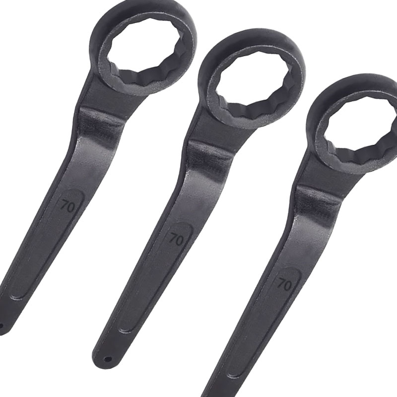 立伟铁牛单头梅花扳手70mm/把高清大图